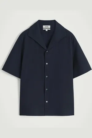 COS Camp-Collar Seersucker Shirt in