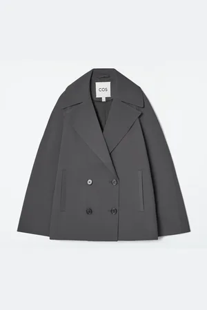 COS Double-Breasted Wool-Blend Jacket