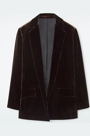 COS Silk-Blend Velvet Blazer