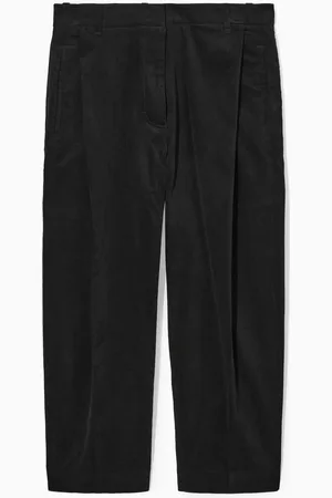 COS Pleated Barrel-Leg Corduroy Trousers