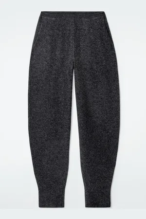 COS Boiled Merino Wool Trousers in