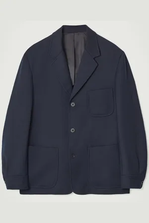 COS Relaxed Unstructured Merino Wool-Blend Blazer