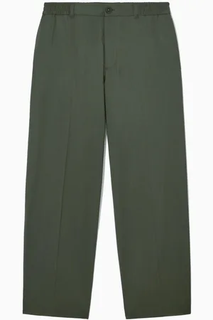 COS Wool Straight-Leg Trousers in