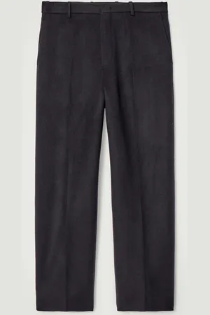 COS Relaxed Double-Faced Wool Trousers in