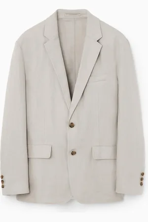 COS Unstructured Linen Blazer in