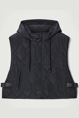 COS Quilted Hooded Hybrid Gilet