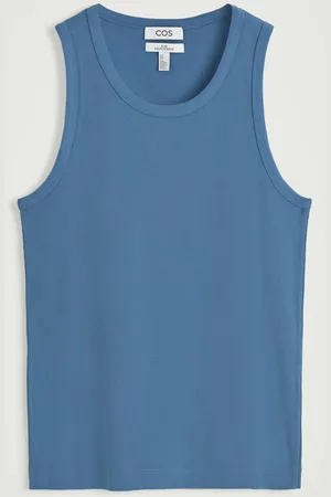 COS Slim Ribbed Cotton Tank Top