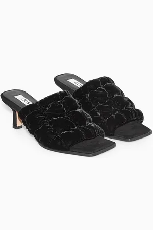 COS Quilted Velvet Mules