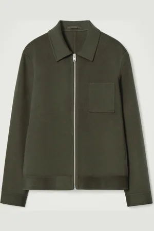 COS Double-Faced Wool Harrington Jacket