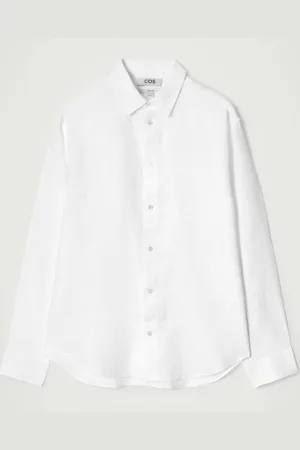 COS Relaxed Linen Long-Sleeved Shirt