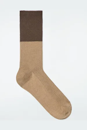COS Colour-Block Cotton Socks