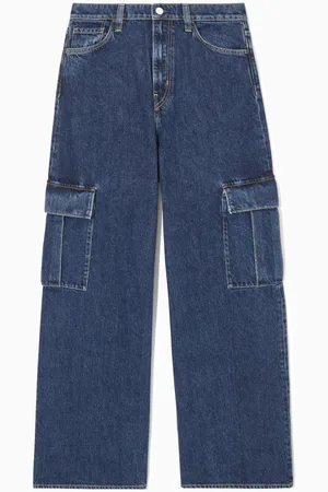 COS Denim Cargo Trousers in