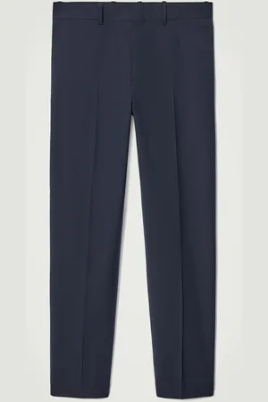 COS Wool-Blend Tapered Trousers in