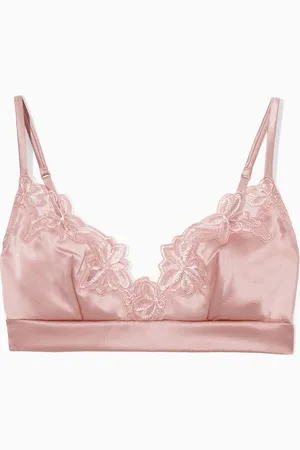 COS Silk-Satin Triangle Bra