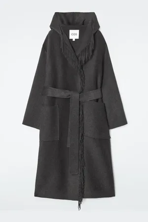 COS Fringed Double-Faced Wool Coat