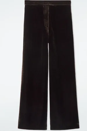 COS Silk-Blend Velvet Trousers in