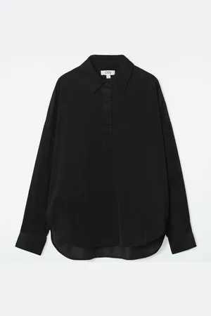 COS Relaxed Corduroy Half-Placket Shirt