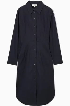 COS Waisted Midi Shirt Dress