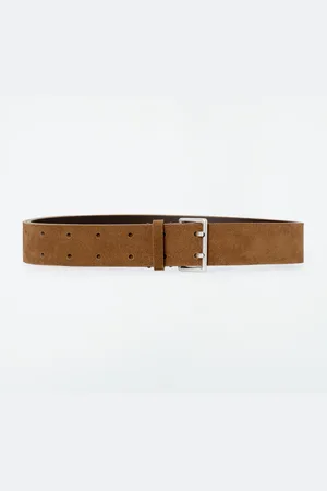 COS Double-Prong Suede Belt