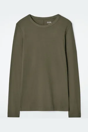 COS Ribbed Jersey Long-Sleeved Top