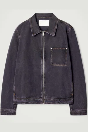 COS Boxy Denim Zip-Up Jacket
