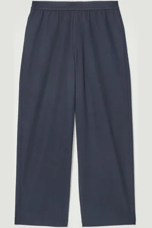 COS Elasticated Corduroy-Jersey Straight-Leg Trousers in