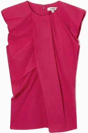COS Gathered Draped Sleeveless Top