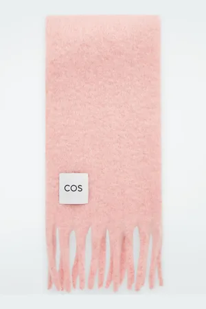 COS Fringed Brushed-Mohair Scarf