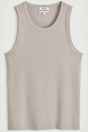 COS Slim Ribbed Cotton Tank Top