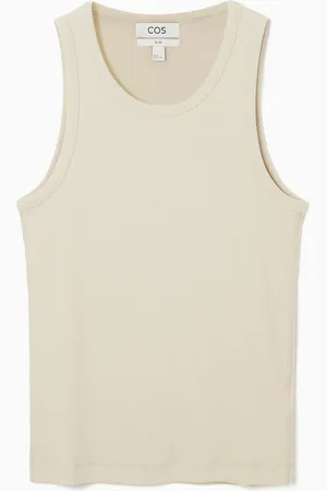COS Slim Ribbed Cotton Tank Top