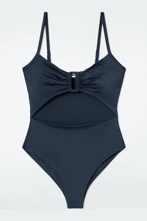COS Gathered Cutout Swimsuit