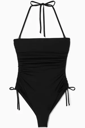 COS Ruched Bandeau Swimsuit