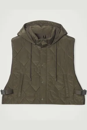COS Quilted Hooded Hybrid Gilet