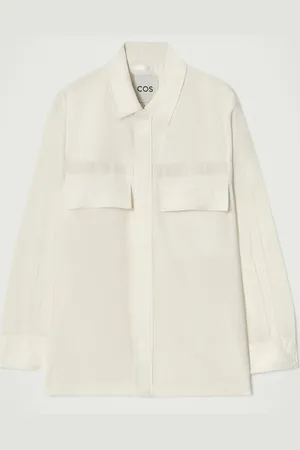 COS Linen-Blend Utility Overshirt in