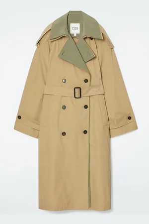 COS Layered Double-Breasted Trench Coat