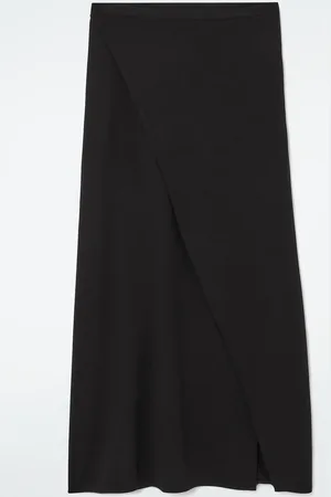COS Jersey Wrap Midi Skirt