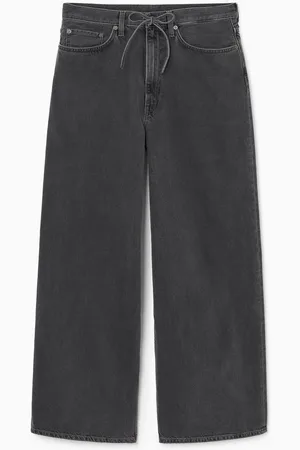 COS Wide-Leg Drawstring Denim Trousers