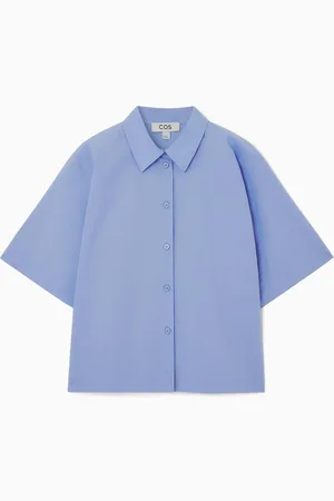 COS Boxy Short-Sleeved Poplin Shirt