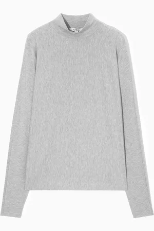 COS Relaxed Long-Sleeved Roll-Neck Top
