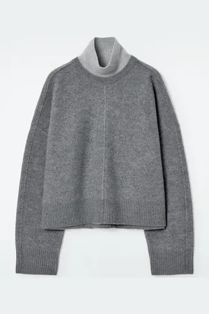 COS Colour-Block Layered Wool Jumper