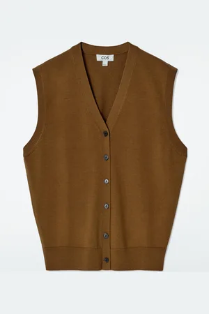 COS V-Neck Merino Wool Waistcoat