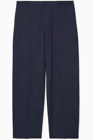 COS Wool Straight-Leg Trousers in