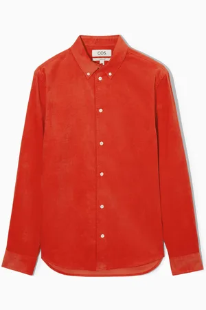 COS Buttoned-Collar Corduroy Shirt in
