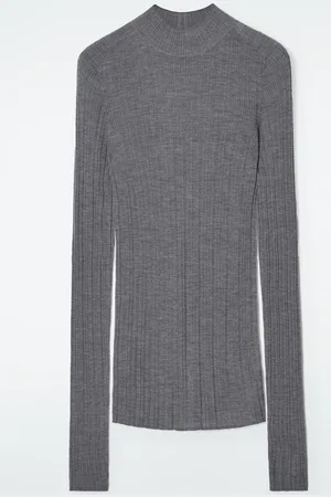 COS The Ribbed Merino Wool Top