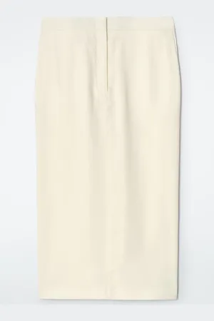 COS Tailored Linen Pencil Skirt in
