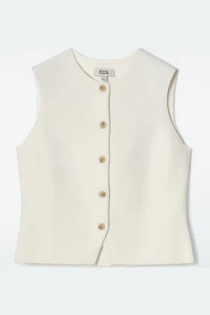 COS Knitted Cotton Waistcoat