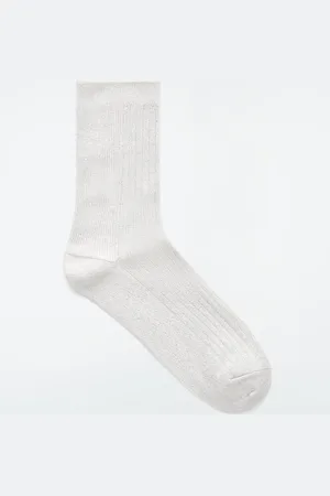 COS Ribbed Lurex Socks