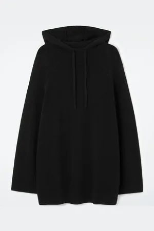 COS Knitted Linen-Blend Hoodie