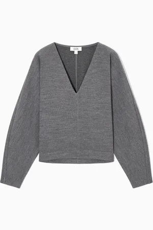COS V-Neck Boiled-Wool Jumper