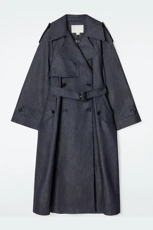 COS Oversized Denim Trench Coat